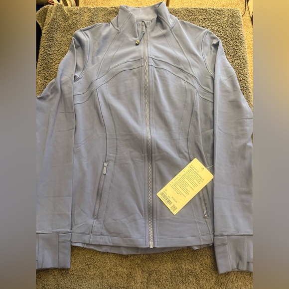 Lululemon Define Jacket Nulu Brillant Blue- Size 10 NWT - Picture 3 of 5